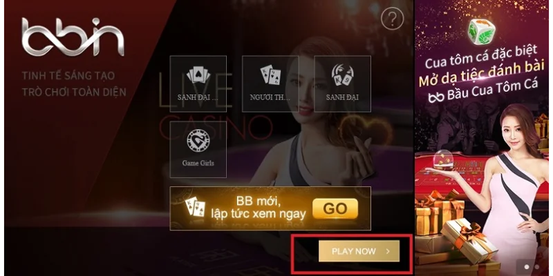 Game bài hấp dẫn có tại trang BBIN Casino 